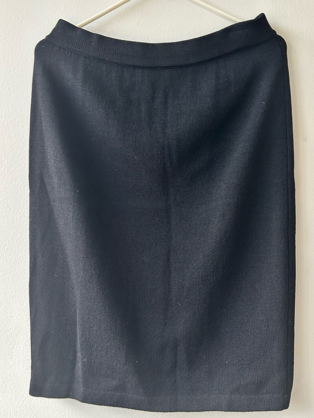 St. John Basics Black Knit Pencil Skirt